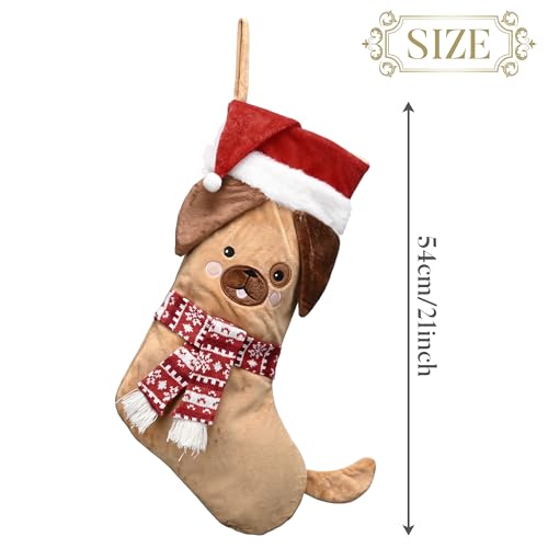 21" Personalized Pet Christmas Stocking for Holiday Decor