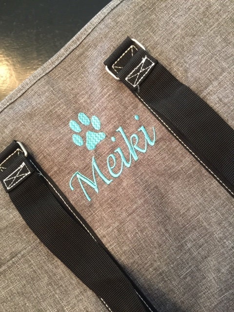Custom Pet Tote Bag for Travel and Daycare