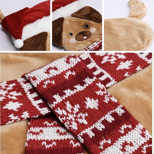 21" Personalized Pet Christmas Stocking for Holiday Decor