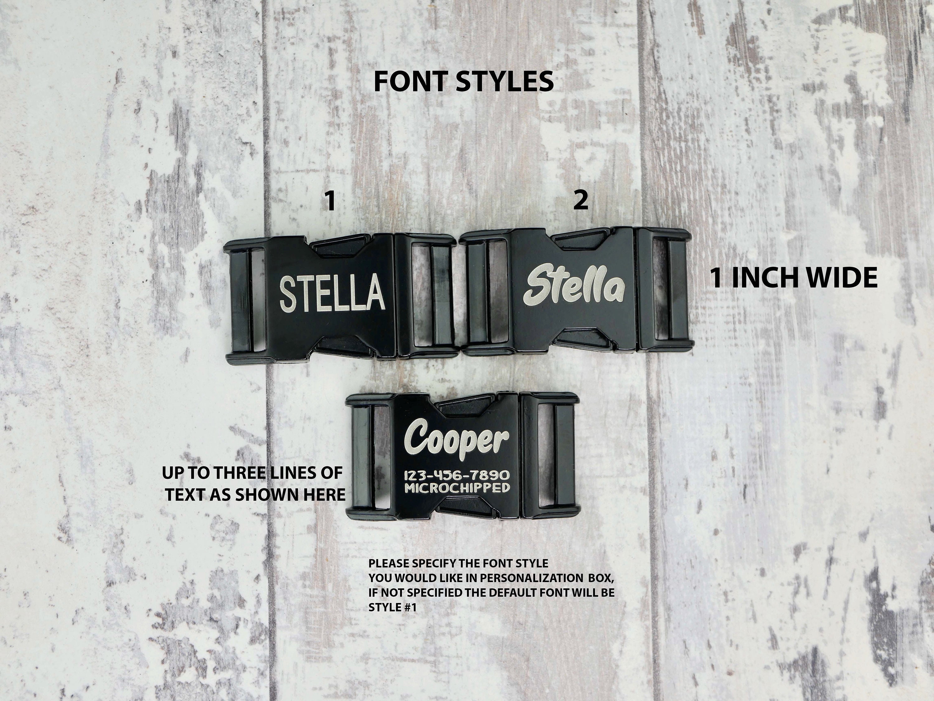 Personalized Camo Dog Collar with Metal Buckle