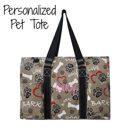 Custom Dog Travel Bag - Personalized Pet Tote