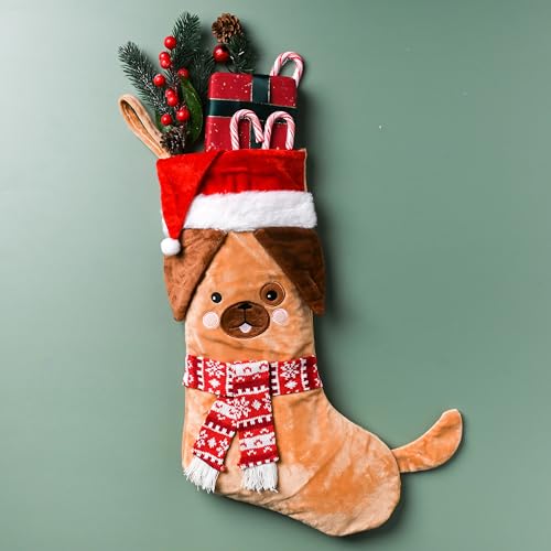 21" Personalized Pet Christmas Stocking for Holiday Decor