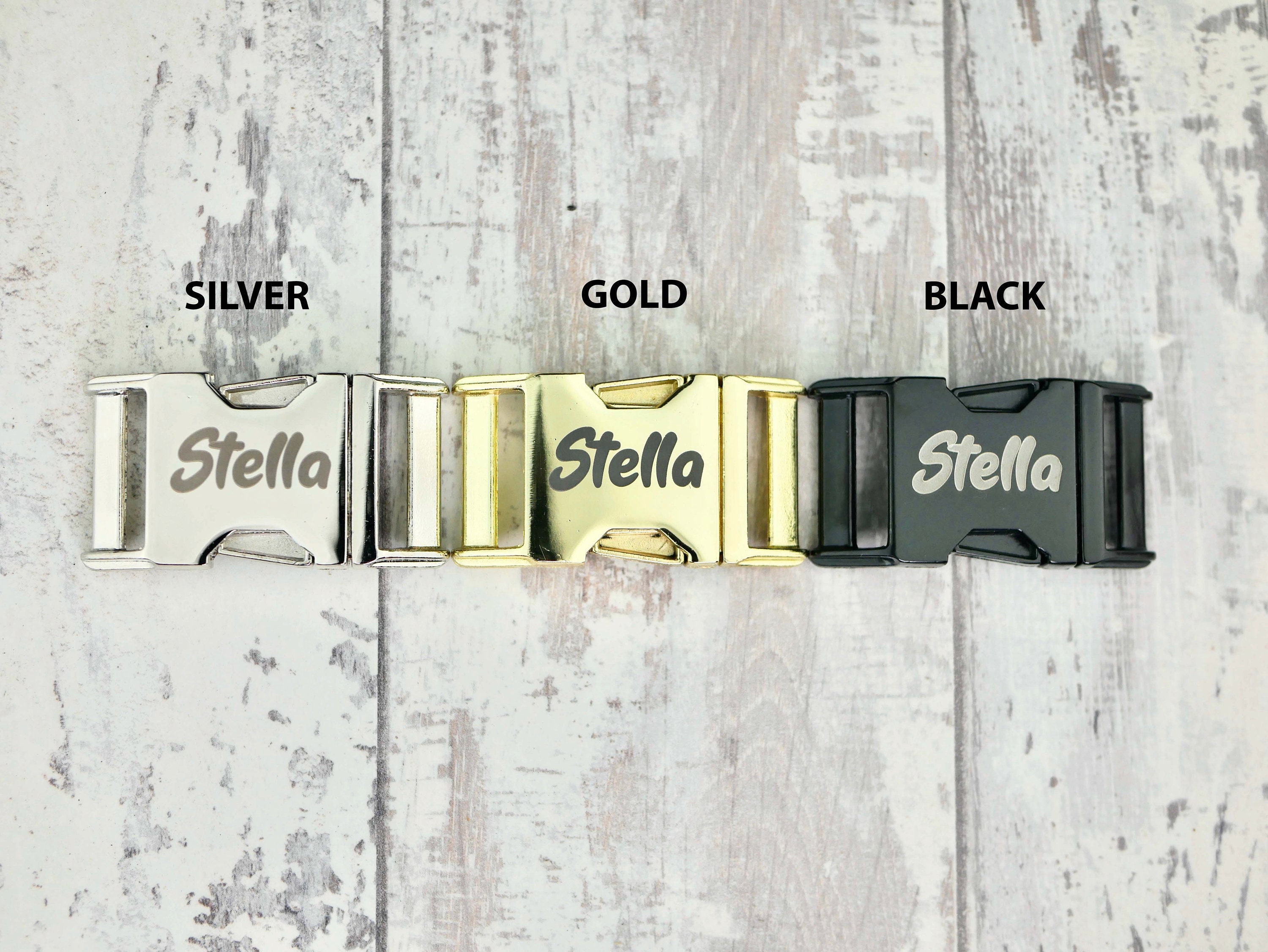 Personalized Camo Dog Collar with Metal Buckle