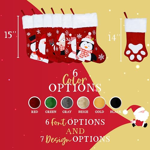 Personalized Pet Stockings - Xmas, Holiday, Fireplace Décor