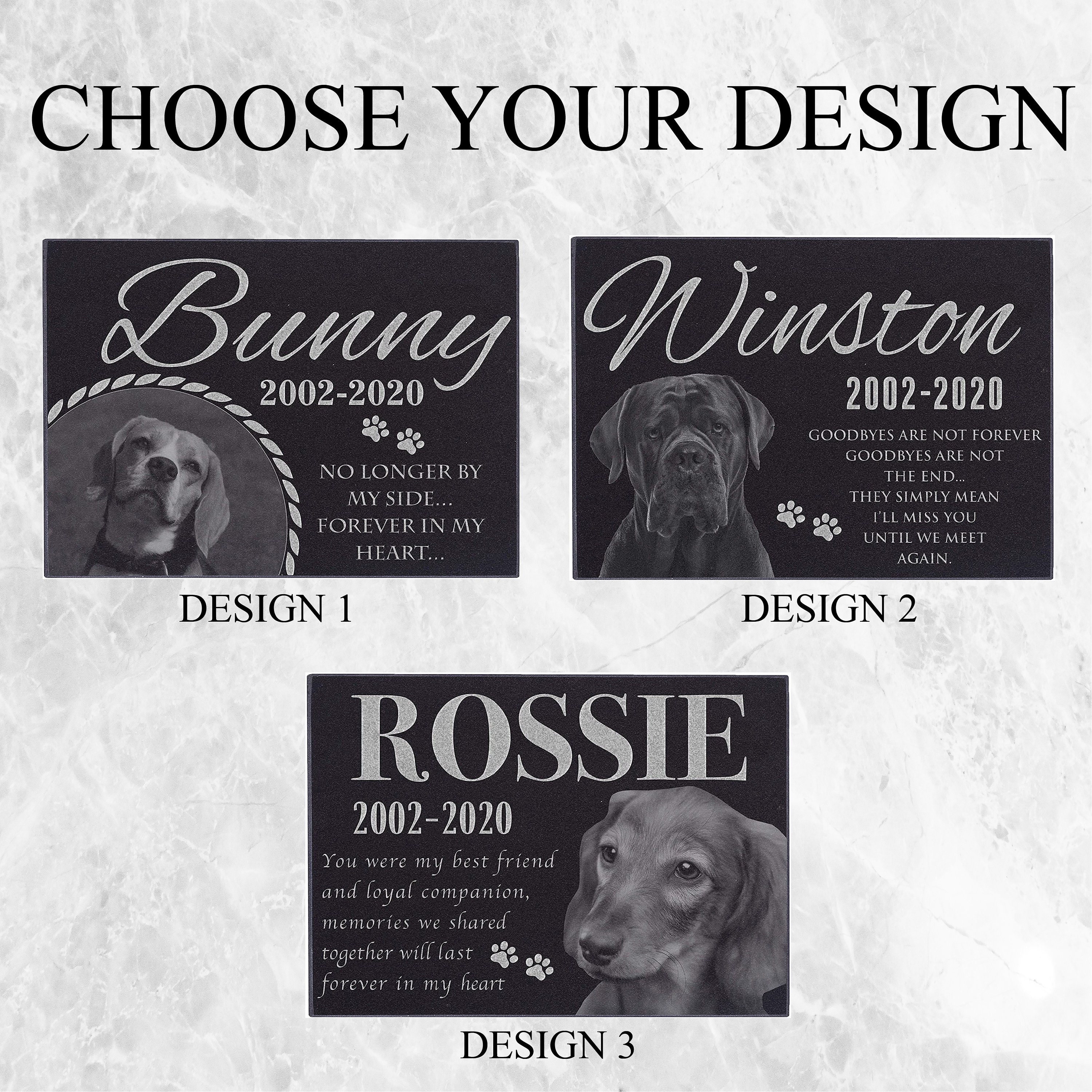 Pet Memorial Stone, Dog Memorial Stone, Personalized Pet Memorial Gift, Dog Memorial Gift, Pet Headstone, Pet Grave Stone, Pet Grave Marker