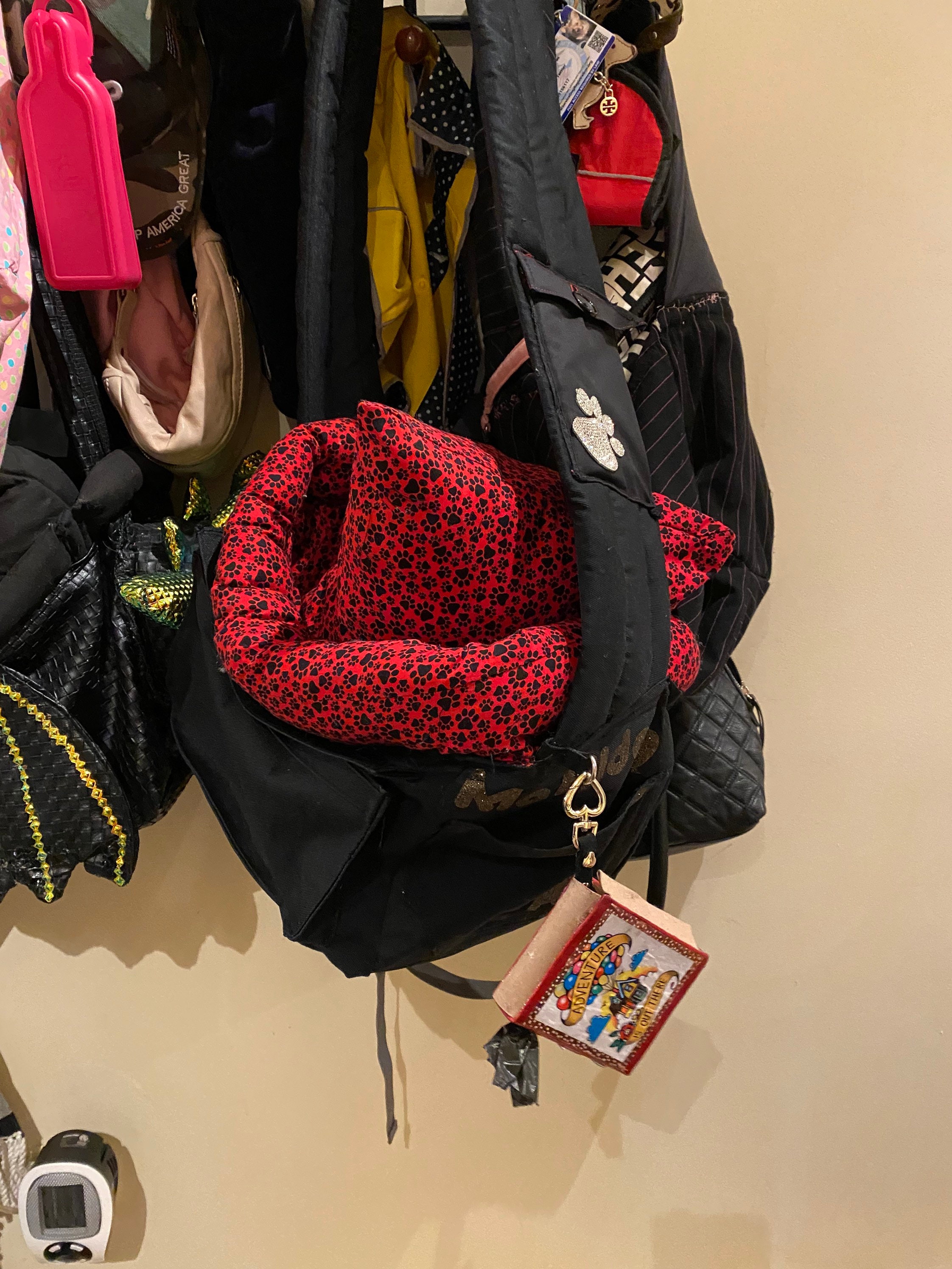 Personalized pet carrier bag design service available!