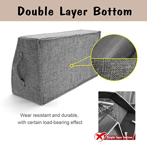 Customizable Dog Toy Storage Basket Bin, Grey