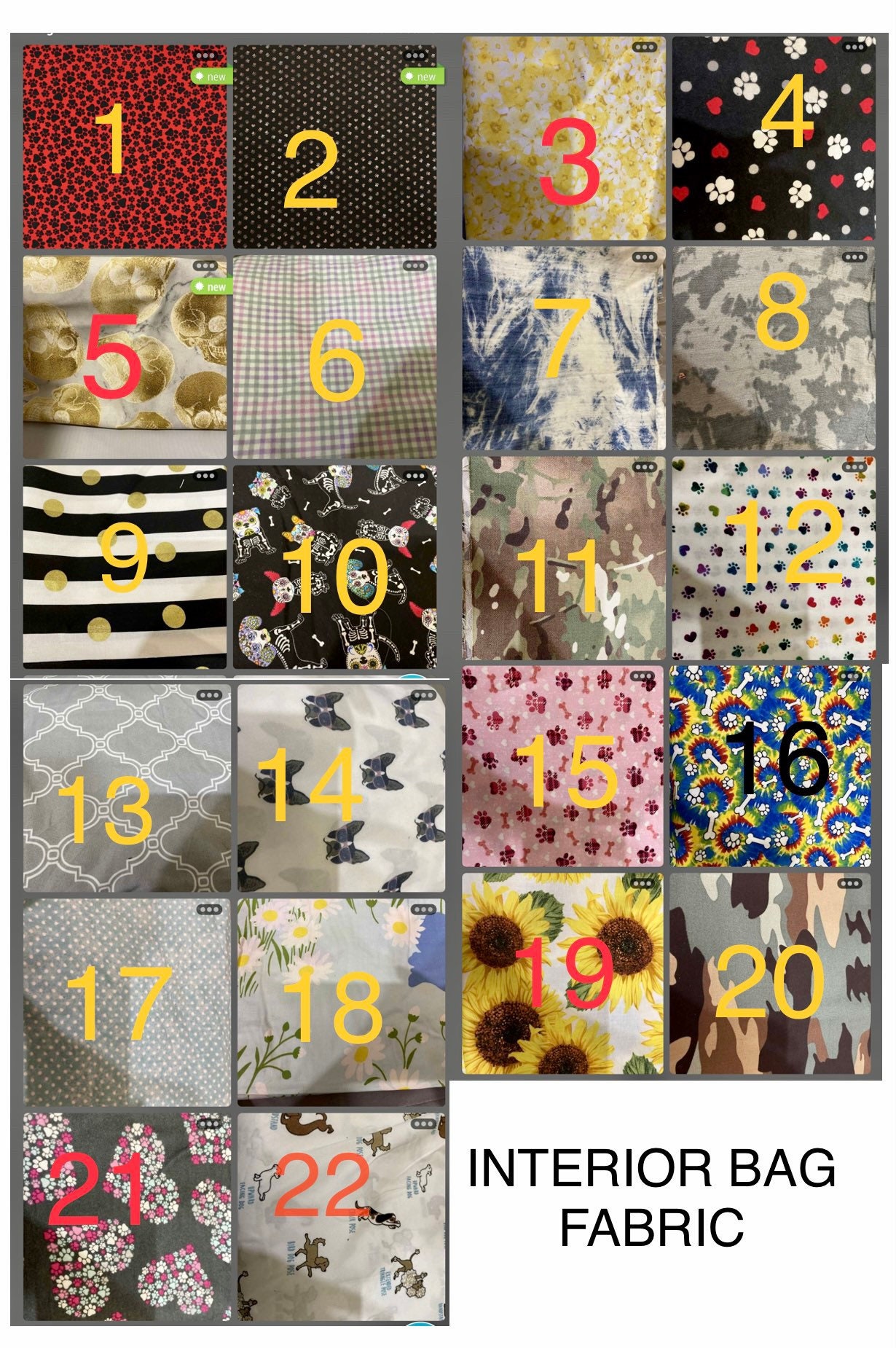 Personalized pet carrier bag design service available!