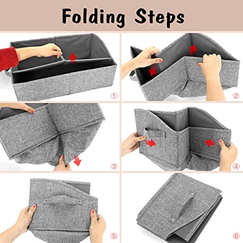 Customizable Dog Toy Storage Basket Bin, Grey