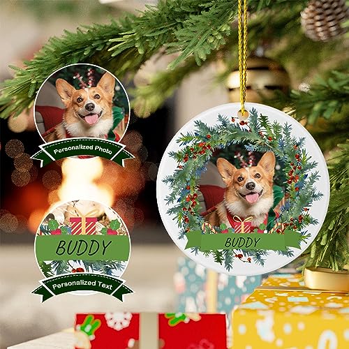 2023 Custom Pet Christmas Photo Ornaments - Personalized Keepsake