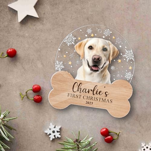2023 Personalized Pet First Christmas Ornament - Cat / Dog Lover Gift