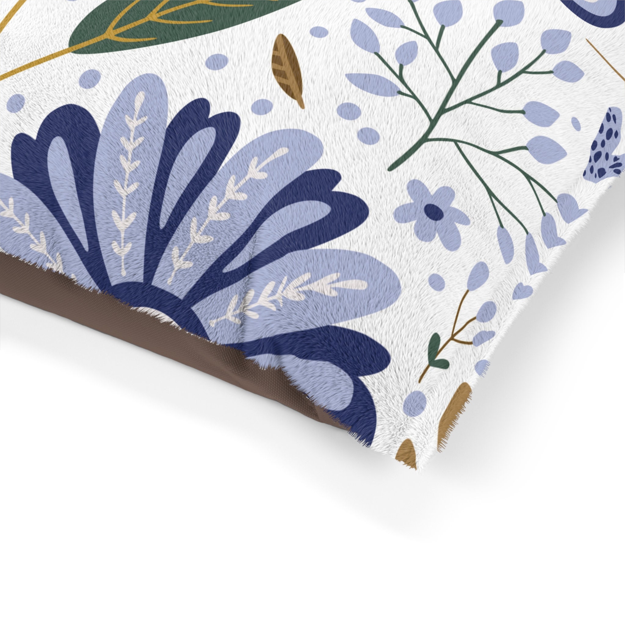 Custom Floral Print Pet Bed