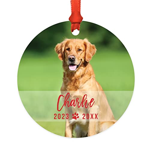 Andaz Press Personalized Pet Memorial Christmas Ornament, Customized