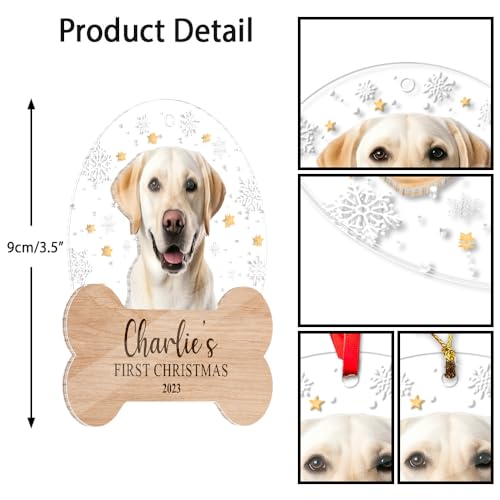 2023 Personalized Pet First Christmas Ornament - Cat / Dog Lover Gift
