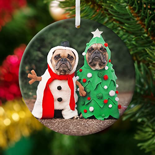 2023 Photo Keepsake Ornament - Personalized Round Ornament