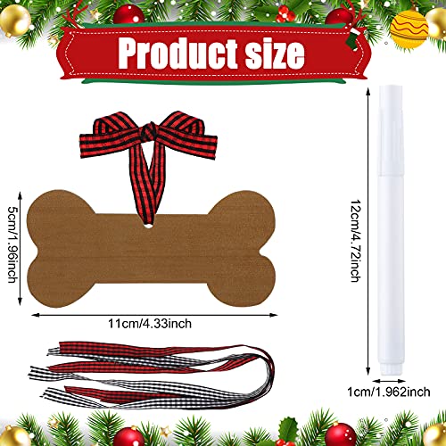 Personalized Dog Bone Christmas Ornament DIY Craft Kit