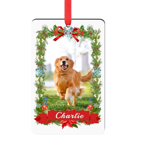 2023 Pet's First Christmas Photo Ornament Customized