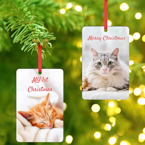 2023 Pet's First Christmas Photo Ornament Customized