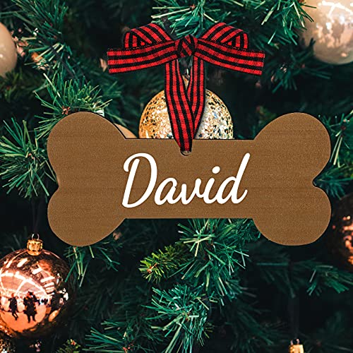 Personalized Dog Bone Christmas Ornament DIY Craft Kit
