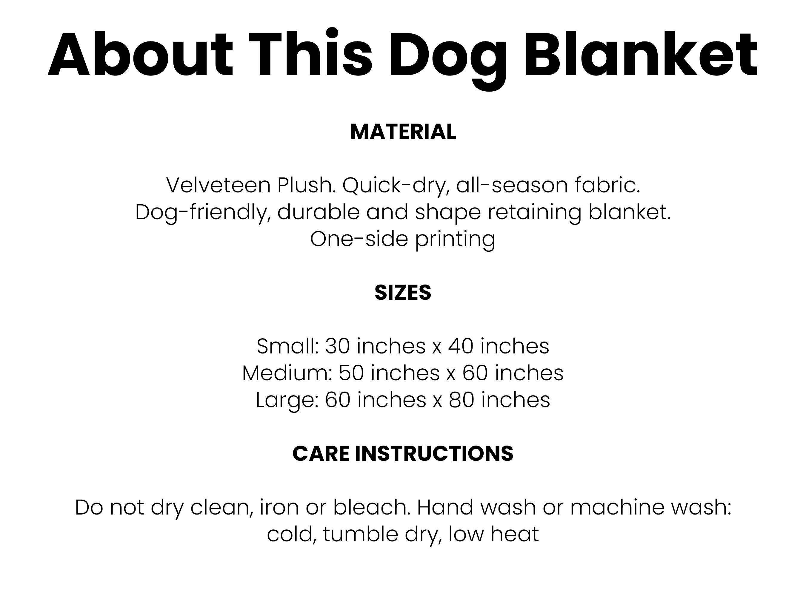 Custom Paw Print Blanket - Personalized Pet Gift