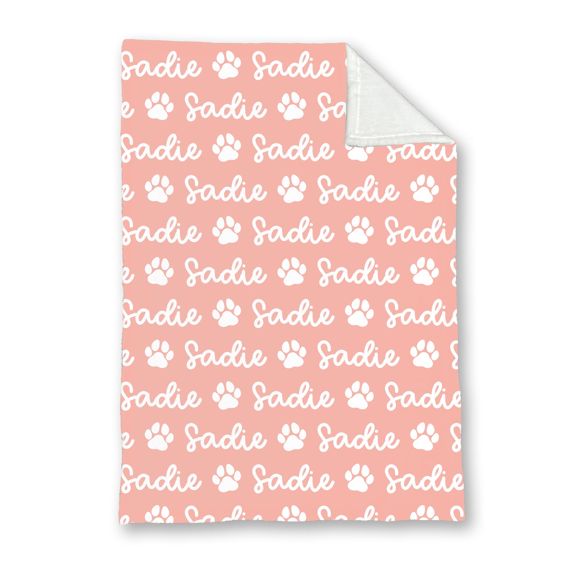 Custom Dog Blanket with Personalized Name for Pet Owners