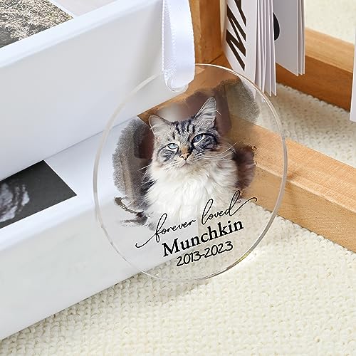 Customized Cat Memorial Ornament - Touber Keepsake Gift