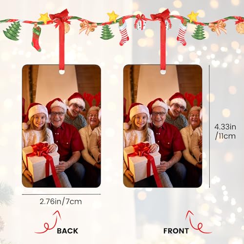 2023 Pet's First Christmas Photo Ornament Customized