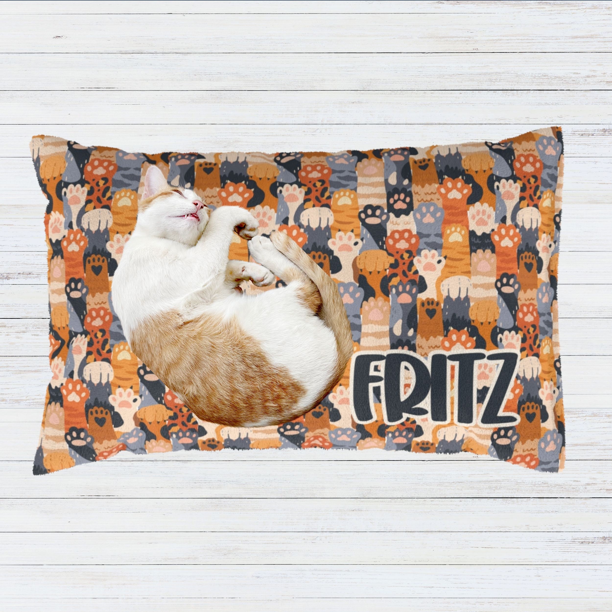 Custom Cat Pillow Bed for Cat Lovers Gift