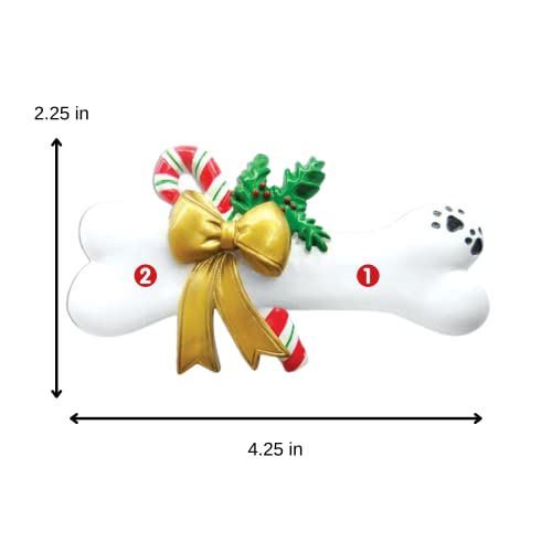Customized Dog Bone Christmas Tree Ornament Ornament Pet