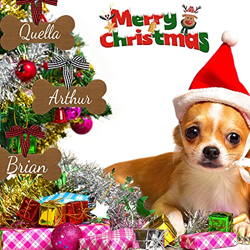 Personalized Dog Bone Christmas Ornament DIY Craft Kit