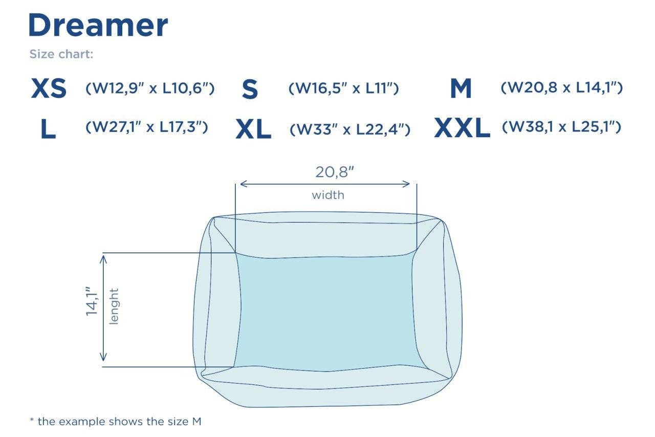 Plush Velvet Dog Bed with Wooden Frame, Various Sizes