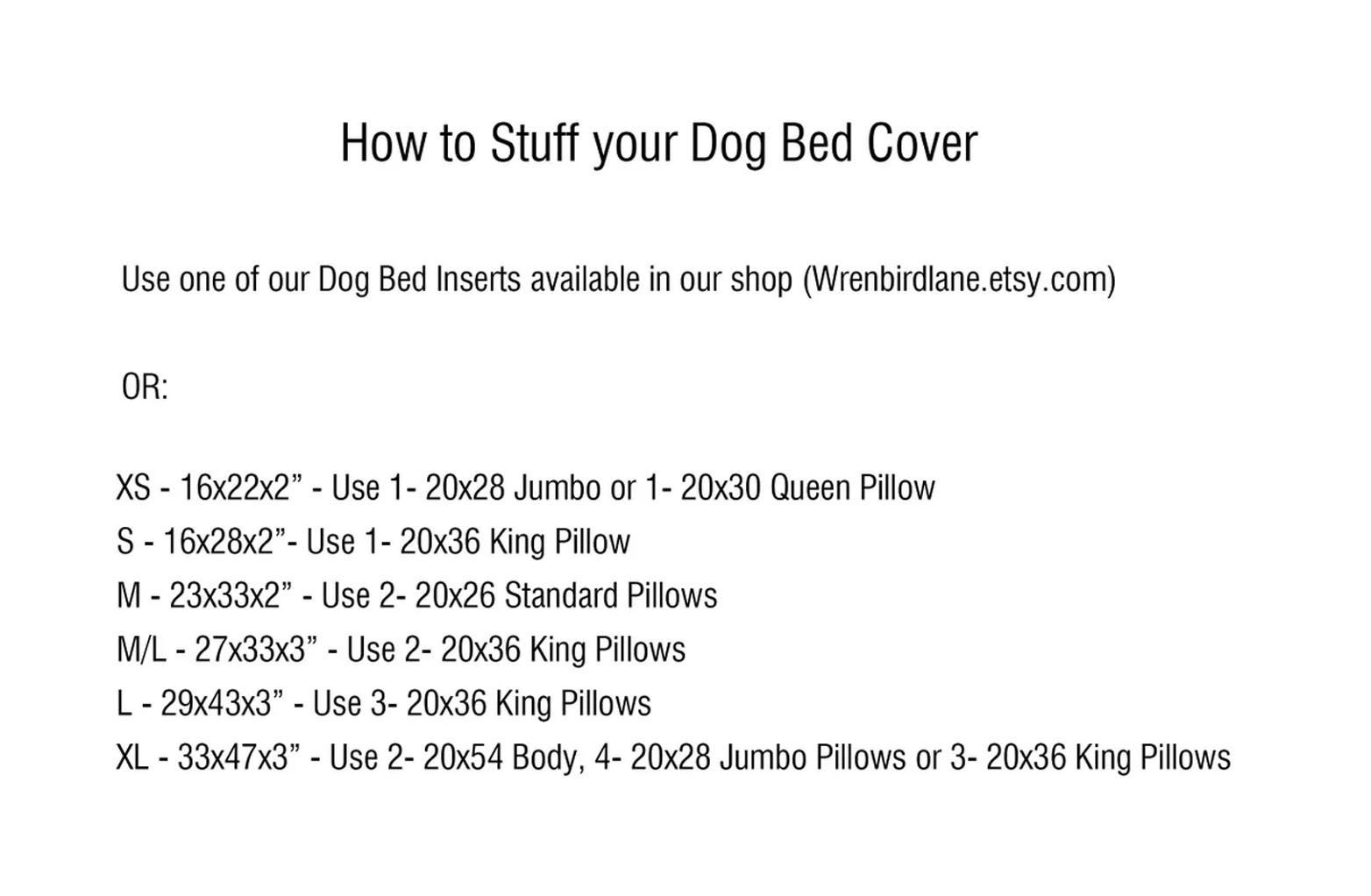 Boho Farmhouse Custom Dog Bed with Washable Cover