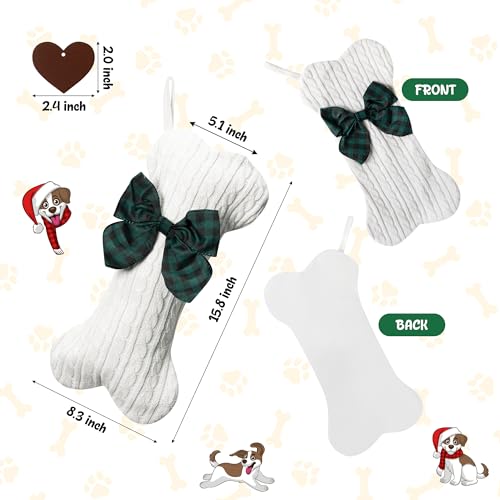 Custom Pet Christmas Stockings with Personalized Name Tag