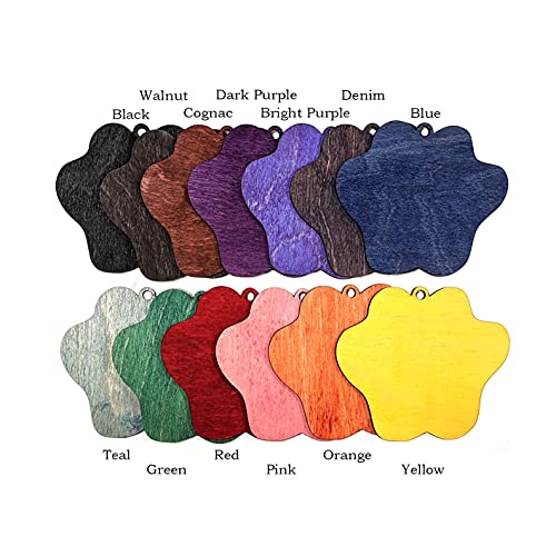 Custom Pet's Name Paw Print Christmas Ornament