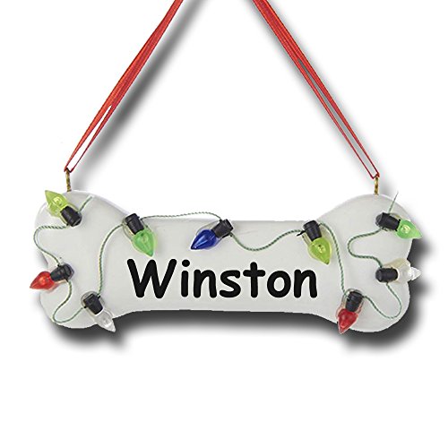 Custom Pet Name Christmas Tree Ornament