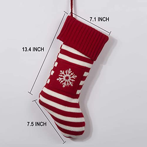 Personalized Knitted Christmas Stocking with custom name