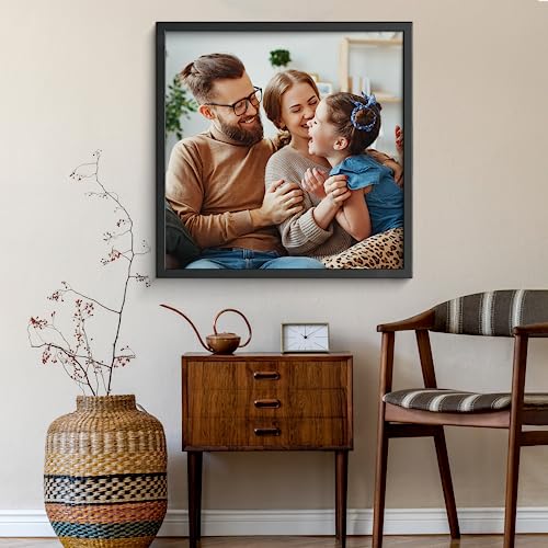 cuesr Canvas Prints with Your Photo,Custom Canvas Wall Art - Personalized Canvas Pictures, Gifts for Family, Wedding, Friends,Home Decoration,Pet/Animal