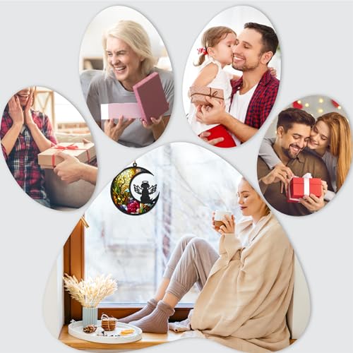 Personalized Dog Memorial Suncatcher with Name and Date