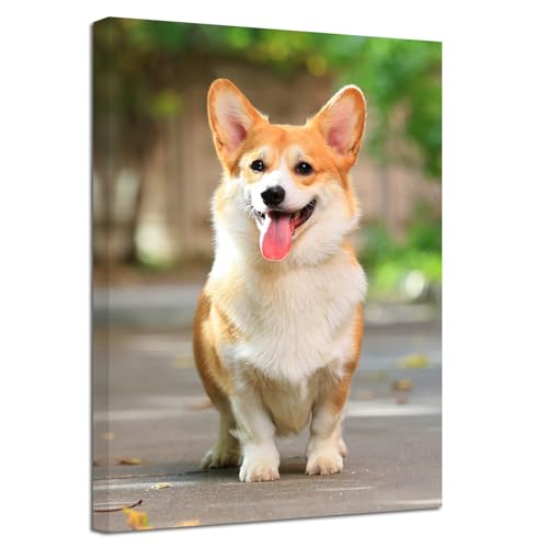 ZXHYWYM Custom Canvas Prints with Your Photos 5"x7" Personalized Family Pet Pictures Wall Art Home Decor for Living Room Framed (5"x7")