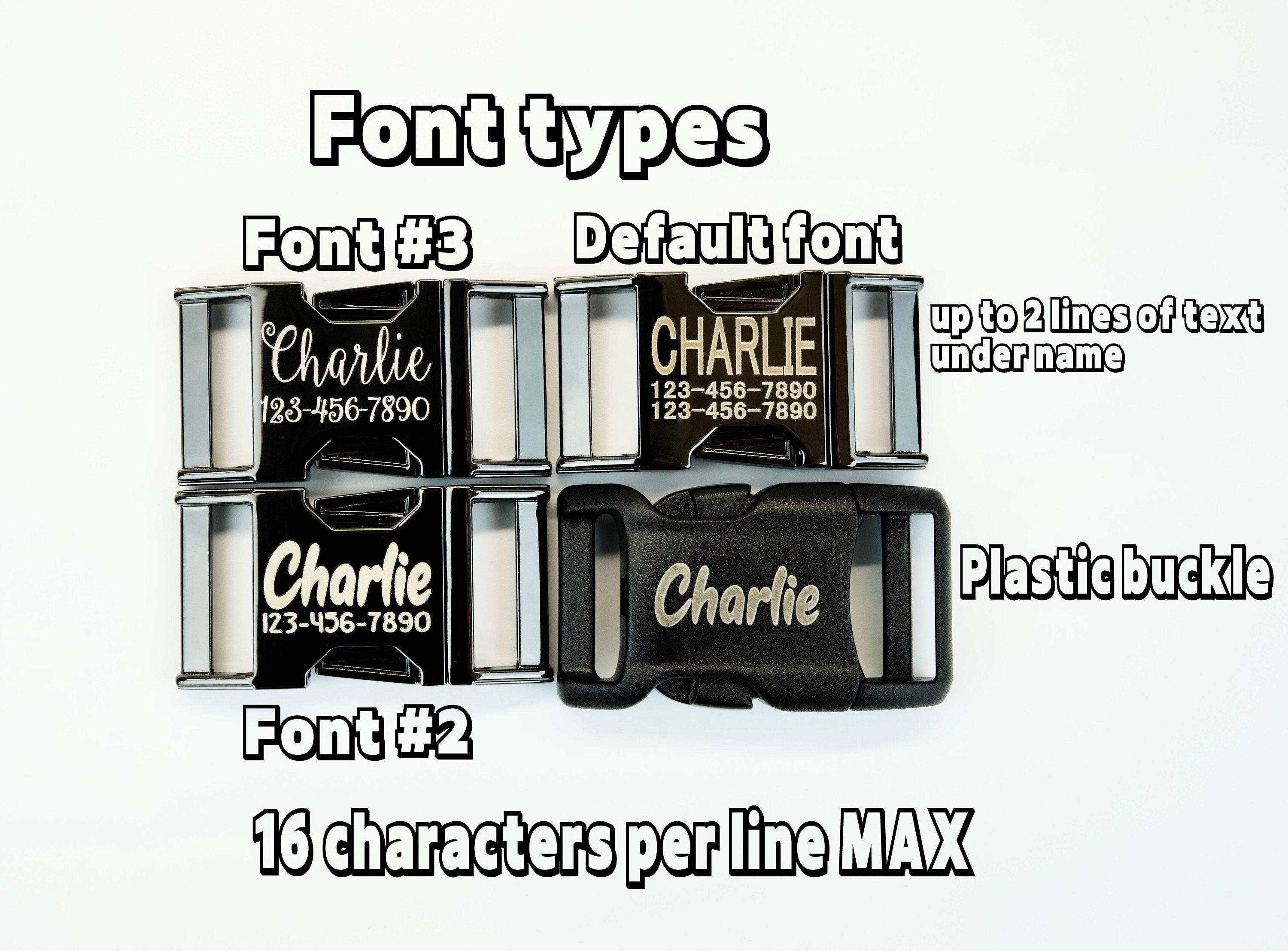 Personalized Desert Camo Dog Collar with Metal Buckle