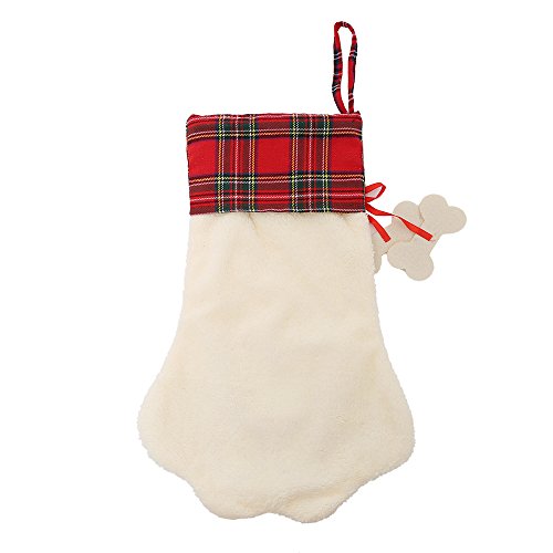 Personalized Christmas Paw Stocking for Pet Dog/Cat