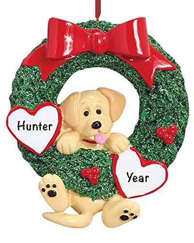 2023 Personalized Yellow Lab Christmas Ornament - Ideal Gift