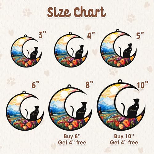 Personalized Cat Memorial Suncatcher & Paw Keychain Set