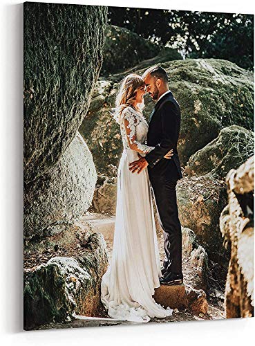 Personalized Custom Canvas Prints: Photo On Canvas (Framed 8X10) Transform Your Photos into Stunning Framed Wall Art Digitally Printed Photo To Canvas Ideal for Home Decor Gifts Keepsakes