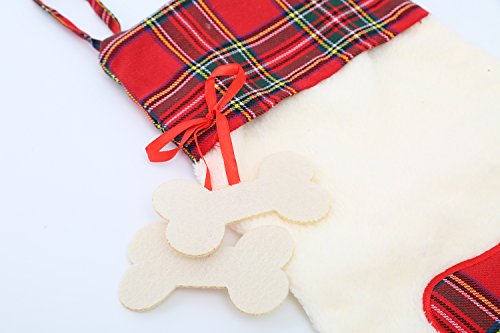 Personalized Christmas Paw Stocking for Pet Dog/Cat