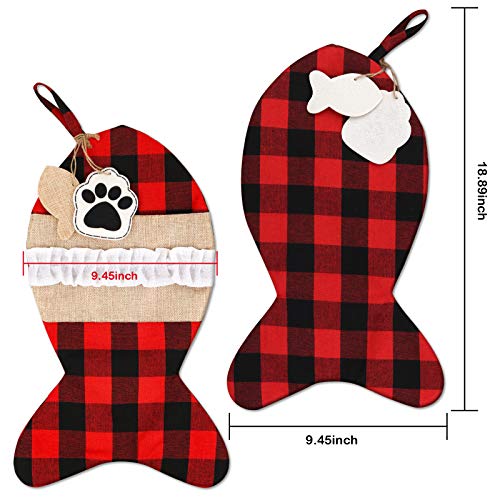 Personalized Cat Christmas Stockings - Set of 2
