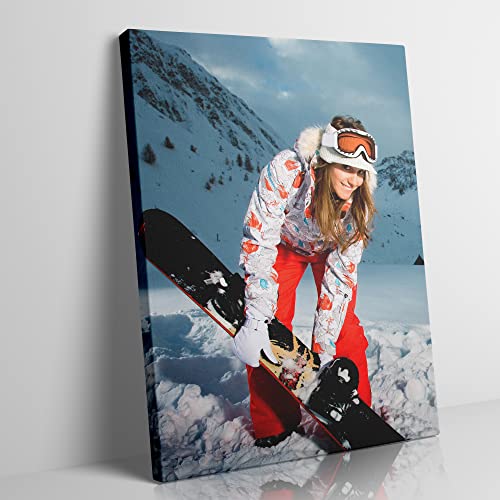 Chexin Custom Canvas Prints With Your Photos Frame Posters Wall Art For Aesthetic,Living Room, Wedding, Baby, Pet, Family Picture Gifts6x8