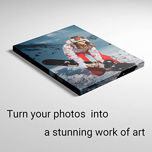 Chexin Custom Canvas Prints With Your Photos Frame Posters Wall Art For Aesthetic,Living Room, Wedding, Baby, Pet, Family Picture Gifts6x8