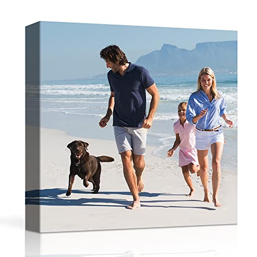 Custom Canvases For Pets Canvas Wall Art Prints With Your Photos With Framed (8" Wx8 H)