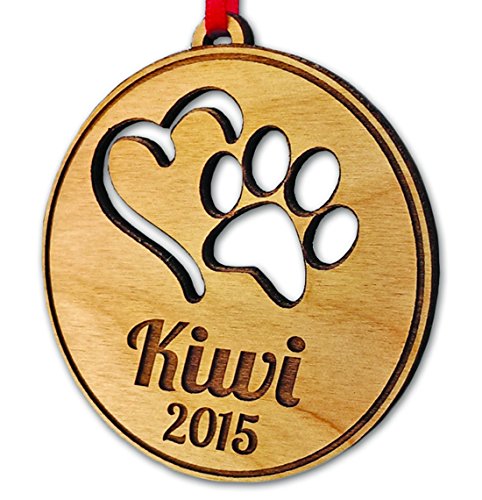 Custom Engraved Pet Ornament for Christmas Tree Decoration
